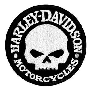 Patch H-D Motorcycles bianco