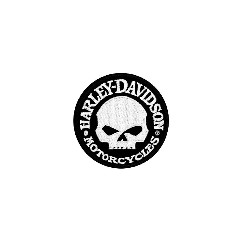 Patch H-D Motorcycles bianco