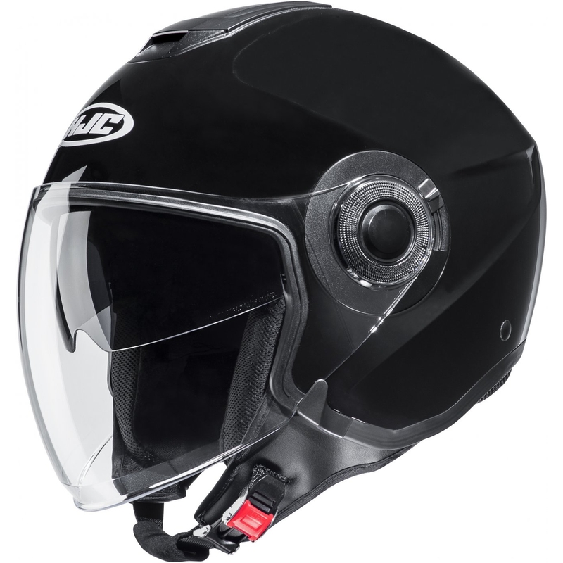Casco moto aperto HJC i40N Solid Metallic Black