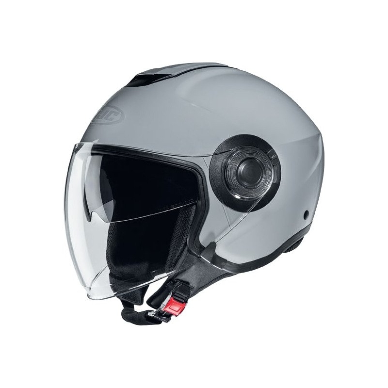 Casco da moto aperto HJC i40N Grigio solido