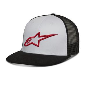 Alpinestars Corp Cappello Trucker bianco-nero-rosso