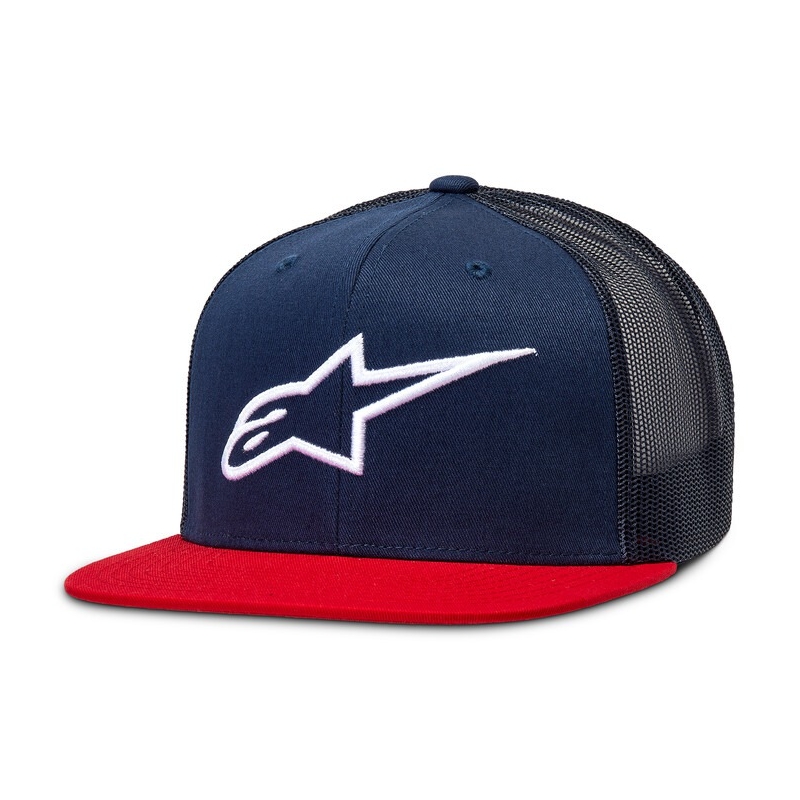 Cappello Alpinestars Corp Trucker blu-rosso-nero-bianco