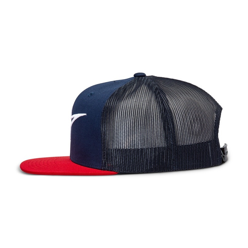 Cappello Alpinestars Corp Trucker blu-rosso-nero-bianco