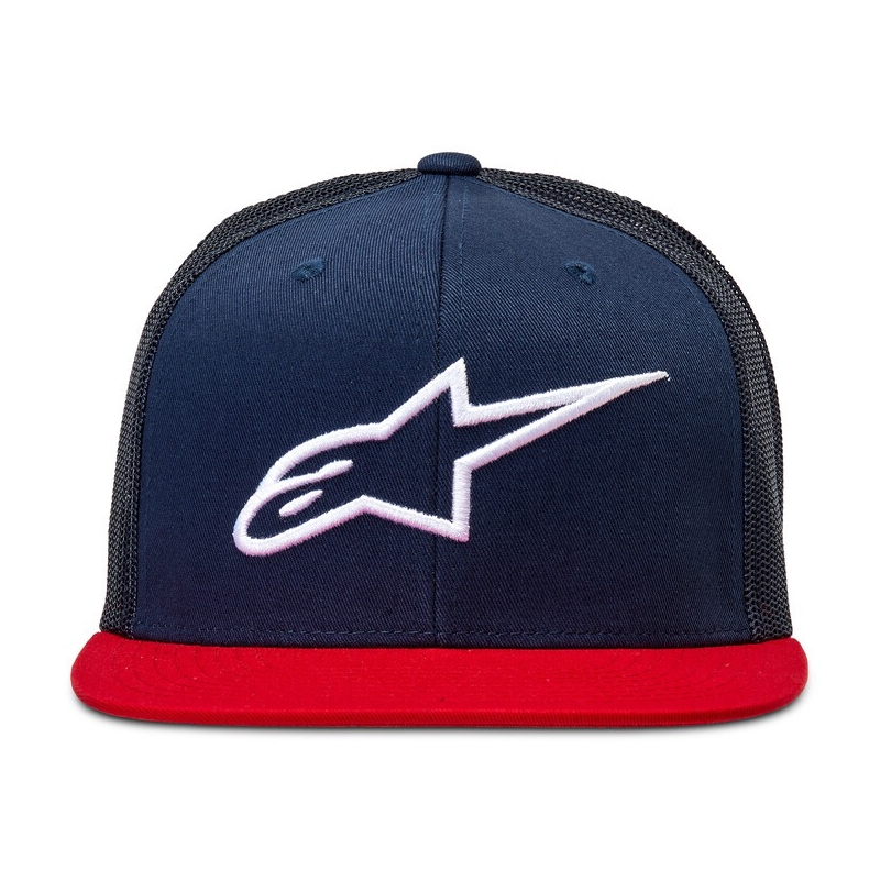 Cappello Alpinestars Corp Trucker blu-rosso-nero-bianco