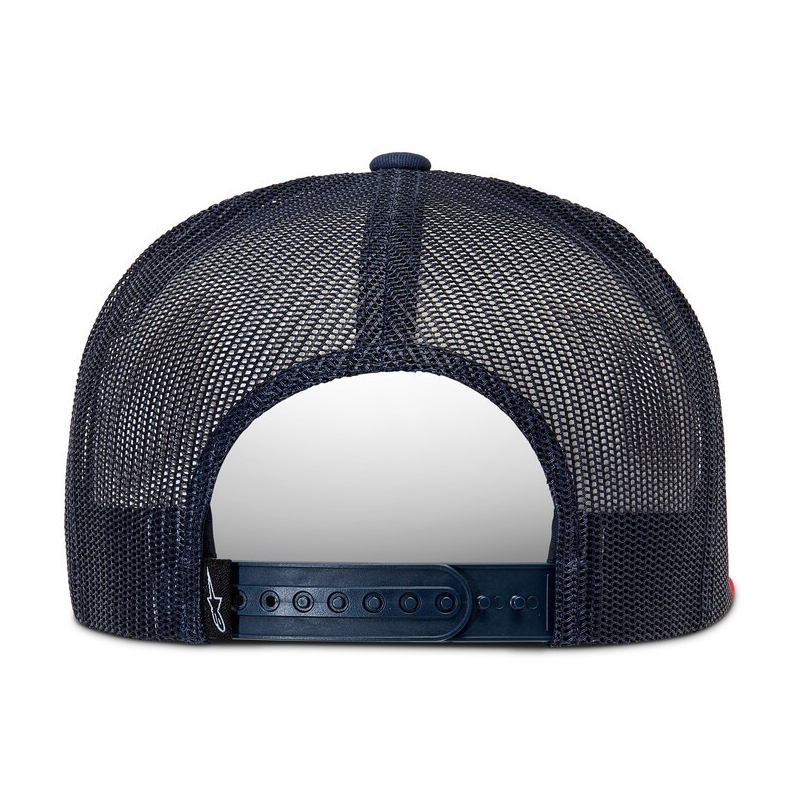 Cappello Alpinestars Corp Trucker blu-rosso-nero-bianco