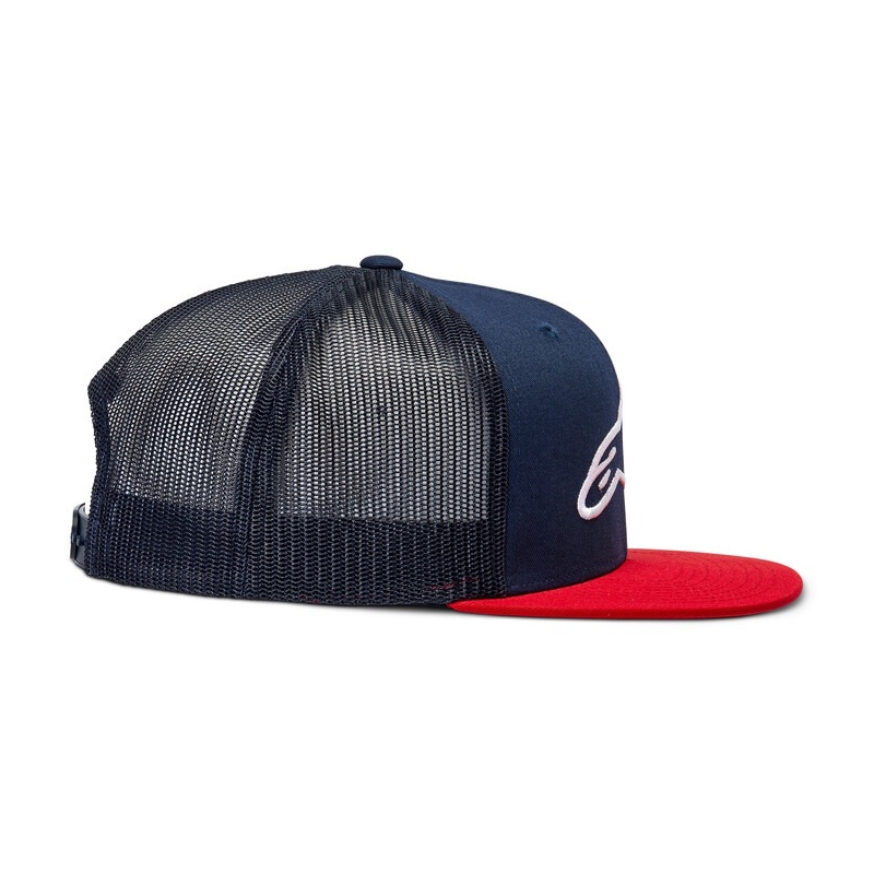 Cappello Alpinestars Corp Trucker blu-rosso-nero-bianco