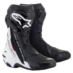 Stivali da moto Alpinestars Supertech R nero-bianco