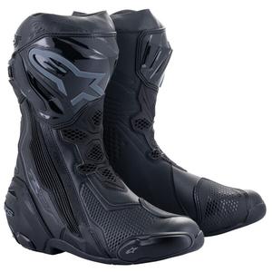 Stivali Moto Alpinestars Supertech R 2024 Nero-Nero