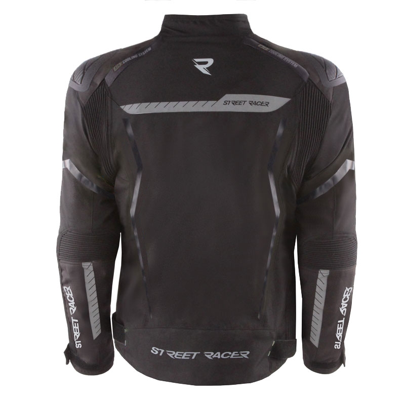 Giacca da moto Street Racer Flex EVO nero