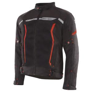 Giacca moto Street Racer Flex Air nero/rosso