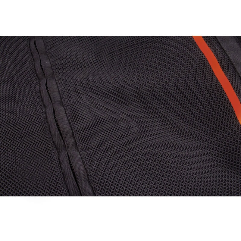 Giacca da moto Street Racer Flex Air nera-rossa