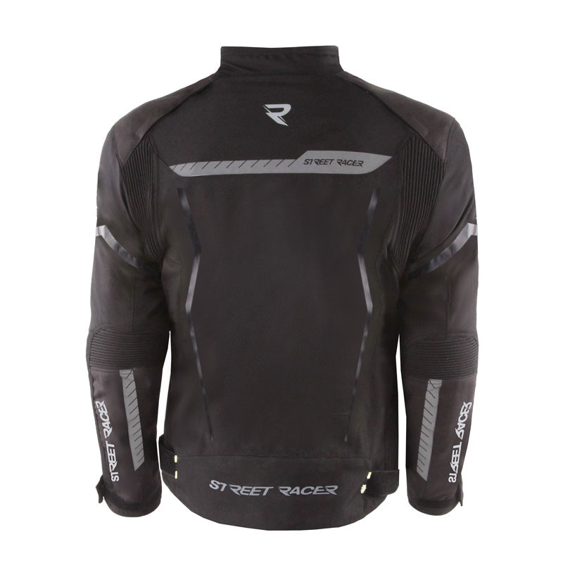 Giacca moto Street Racer Flex Air nera