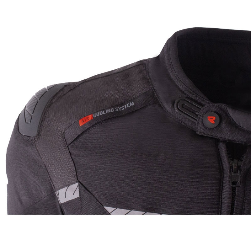 Giacca da moto Street Racer Flex EVO nero-rosso