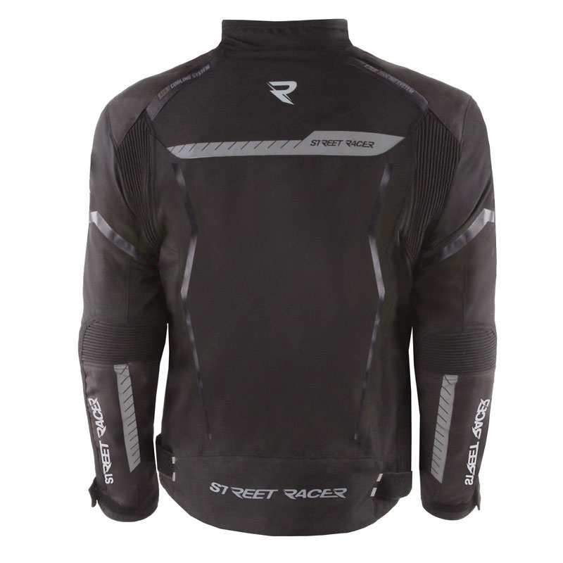 Giacca da moto Street Racer Flex nera