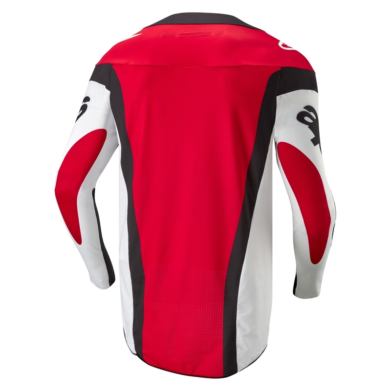 Maglia da motocross Alpinestars Techstar Ocuri rosso-bianco-nero