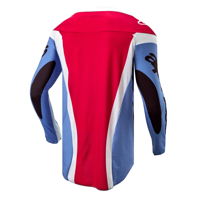 Maglia da motocross Alpinestars Techstar Ocuri blu-bianco-rosso