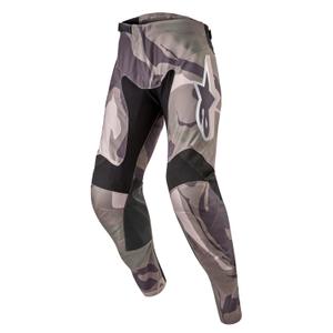 Pantaloni da motocross Alpinestars Racer Tactical verde mimetico-marrone
