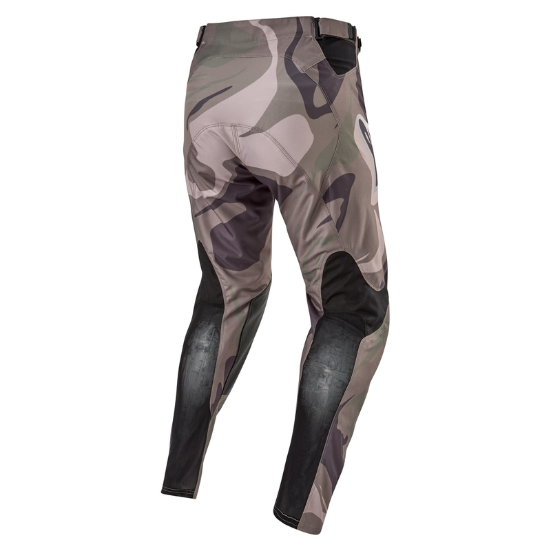 Pantaloni da motocross Alpinestars Racer Tactical verde mimetico-marrone
