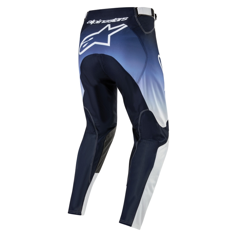 Pantaloni da motocross Alpinestars Racer Hoen bianco-blu
