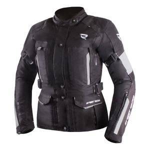 Giacca da moto Street Racer Hilax nera e grigia da donna