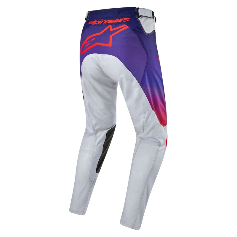 Pantaloni da motocross Alpinestars Racer Hoen grigio-blu-arancione
