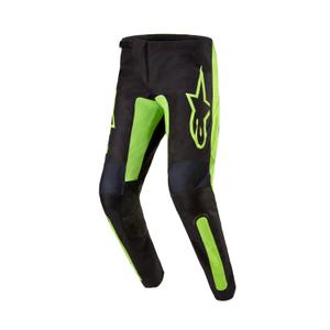 Pantaloni motocross Alpinestars Fluid Lurv nero-giallo fluo