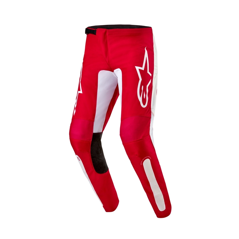 Pantaloni motocross Alpinestars Fluid Lurv 2024 rosso-bianco Saldi