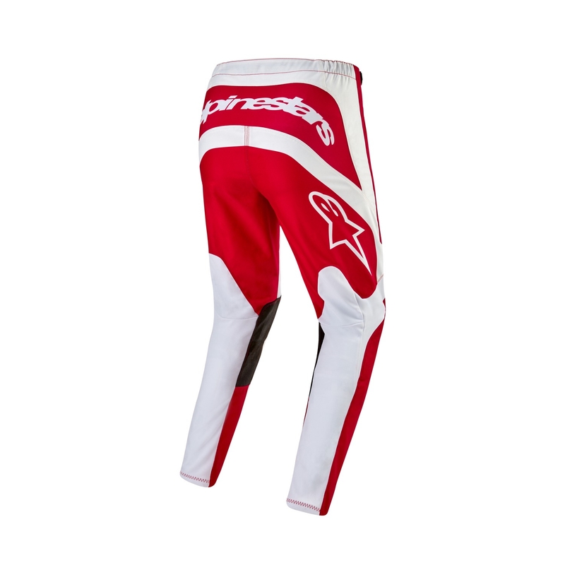Pantaloni motocross Alpinestars Fluid Lurv 2024 rosso-bianco Saldi