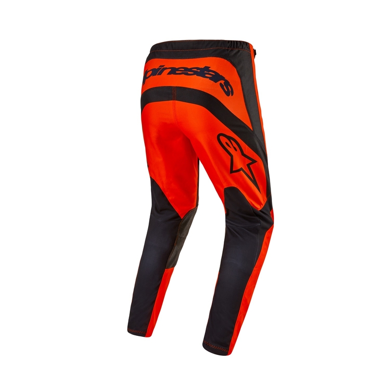 Pantaloni motocross Alpinestars Fluid Lurv 2024 arancione-nero