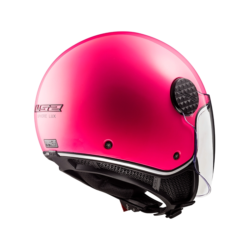 Otevřená helma na motorku LS2 OF558 Sphere Lux růžová lesklá