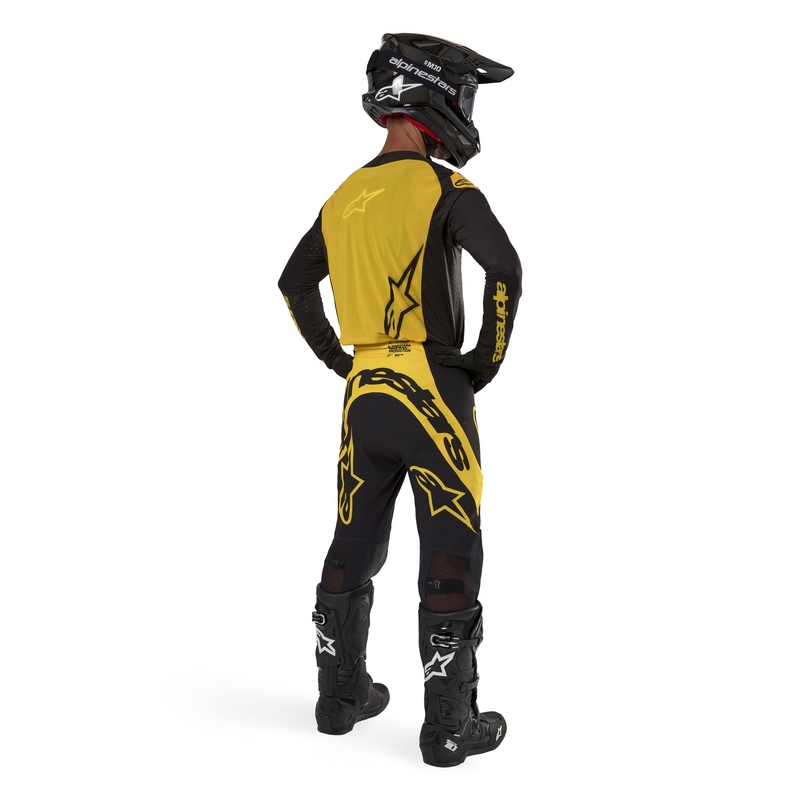 Motokrosové kalhoty Alpinestars Supertech Ward 2024 černo-žluté