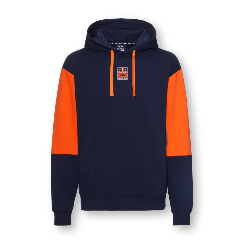 Felpa con cappuccio KTM Apex blu-arancio