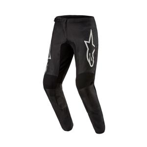 Pantaloni da motocross Alpinestars Fluid Graphite nero-argento