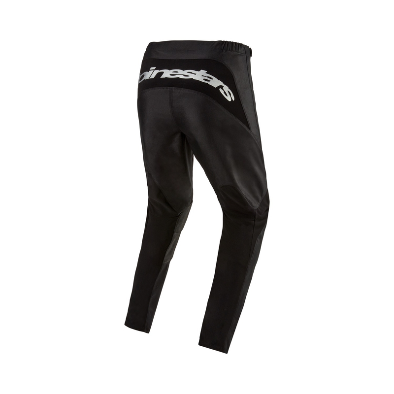 Pantaloni da motocross Alpinestars Fluid Graphite nero-argento