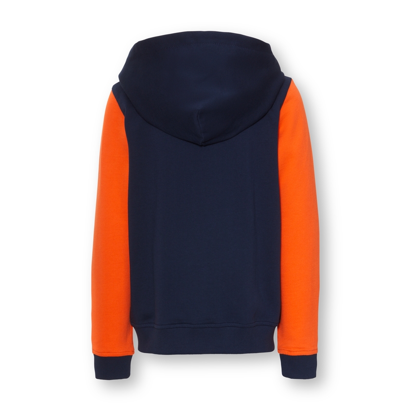 KTM Apex Zip-Hoodie da bambino blu-arancio Saldi