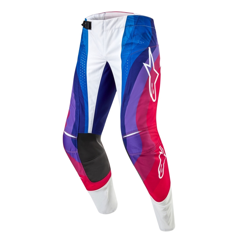 Motokrosové kalhoty Alpinestars Techstar Pneuma 2024 bílo-modro-červené