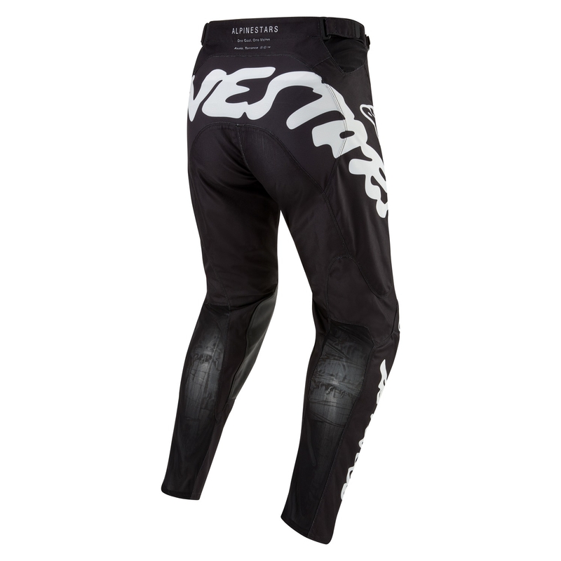 Pantaloni da motocross Alpinestars Racer Hana nero-bianco