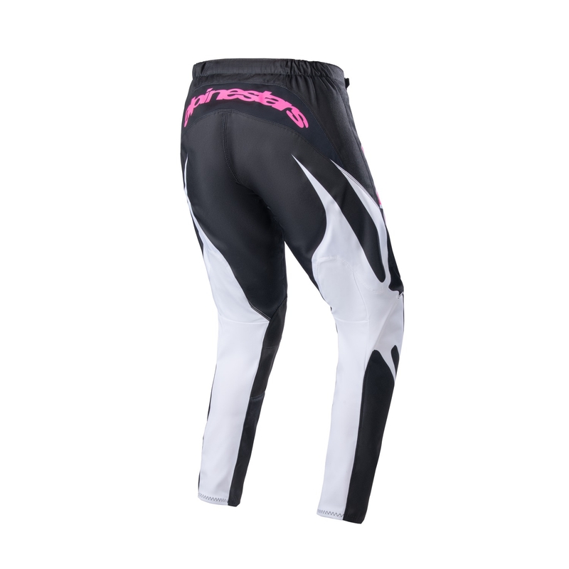Pantaloni da motocross da donna Alpinestars Stella Fluid neri-bianchi