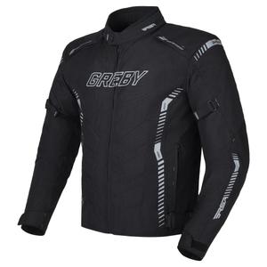 Giacca da moto RSA Greby 2 nero-grigio-bianco