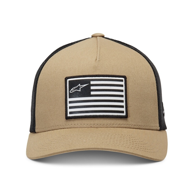 Cappello Alpinestars Flag Snap sabbia-nero-bianco