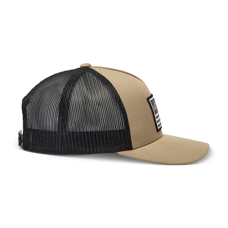 Cappello Alpinestars Flag Snap sabbia-nero-bianco