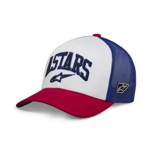 Cappellino Alpinestars Dunkerer bianco-rosso-blu