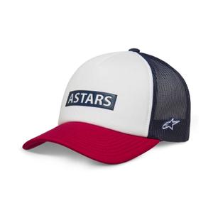 Cappellino Alpinestars Clarified Foam bianco-rosso