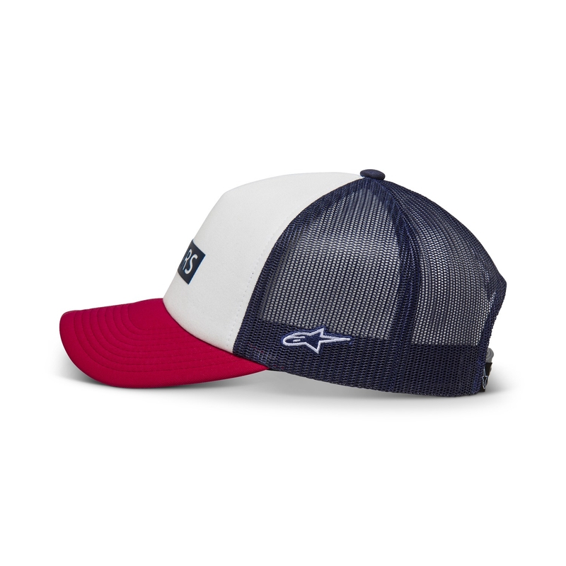 Cappellino Alpinestars Clarified Foam bianco-rosso