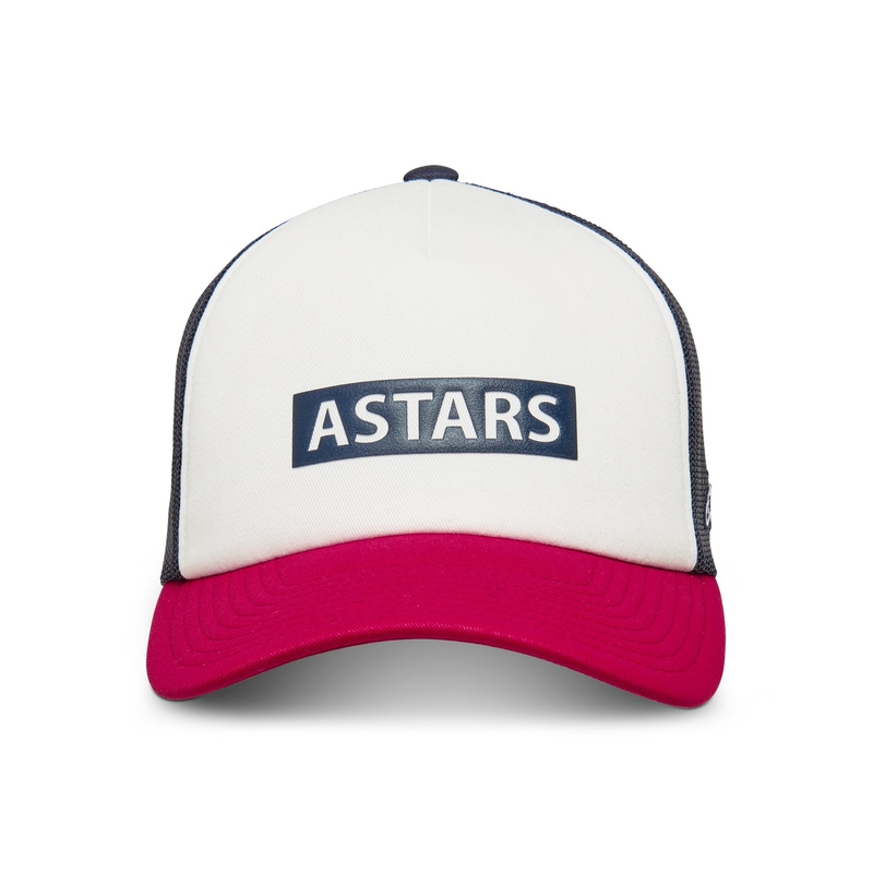 Cappellino Alpinestars Clarified Foam bianco-rosso