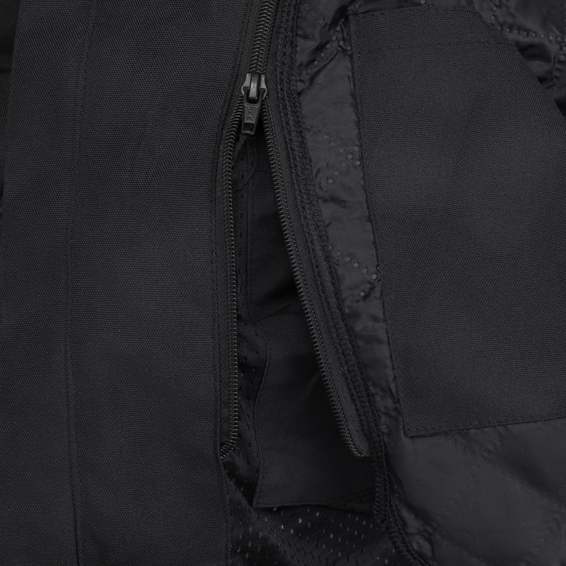 Giacca da moto RSA Rider nero-grigio-rosso