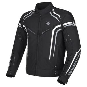 Giacca da moto RSA Compact 2 nero-grigio-bianco