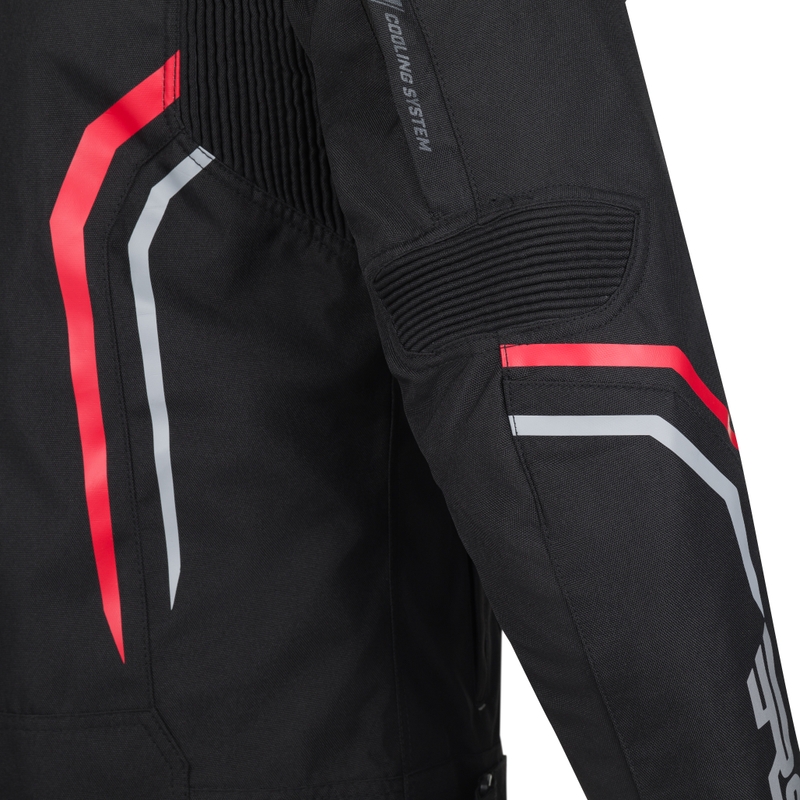 Giacca da moto RSA Compact 2 nero-grigio-bianco