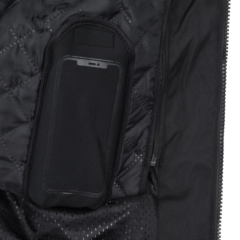 Giacca da moto RSA Compact 2 nero-grigio-bianco