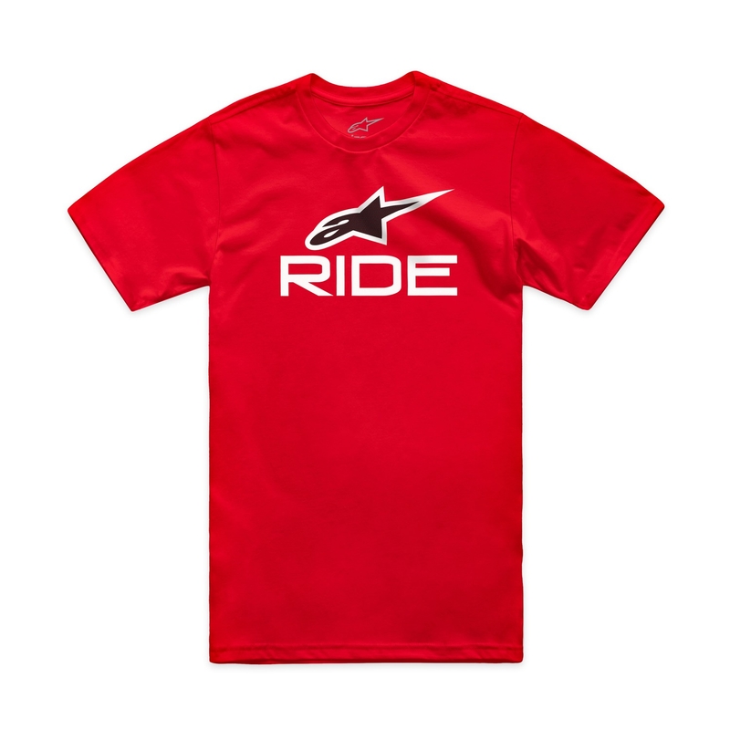 Maglietta Alpinestars Ride 4.0 CSF rossa-bianca-nera